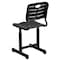 Flash Furniture Student Chair, Black Back, 16-1/4 in W 15-1/4" L 32-1/2" H, Adjustable, Plastic Seat YU-YCX-09010-GG - alternate 5